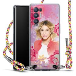 New Carry Case Transparent Stoff colourful/silber