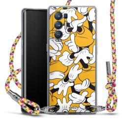 New Carry Case Transparent Stoff colourful/silber