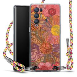 New Carry Case Transparent Stoff colourful/silber