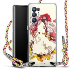 New Carry Case Transparent Stoff colourful/silber