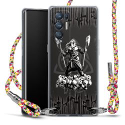 New Carry Case Transparent Stoff colourful/silber