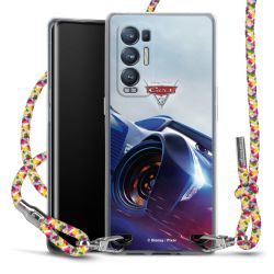 New Carry Case Transparent Stoff colourful/silber