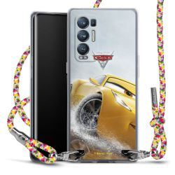 New Carry Case Transparent Stoff colourful/silber