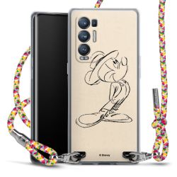 New Carry Case Transparent Stoff colourful/silber