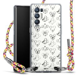 New Carry Case Transparent Stoff colourful/silber