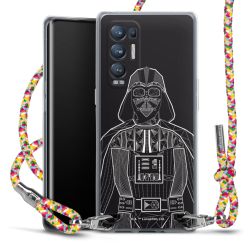 New Carry Case Transparent Stoff colourful/silber