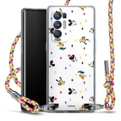 New Carry Case Transparent Stoff colourful/silber