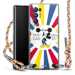 New Carry Case Transparent Stoff colourful/silber