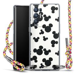 New Carry Case Transparent Stoff colourful/silber