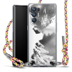 New Carry Case Transparent Stoff colourful/silber