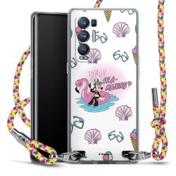 New Carry Case Transparent Stoff colourful/silber