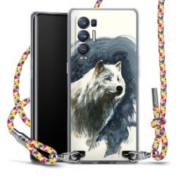 New Carry Case Transparent Stoff colourful/silber