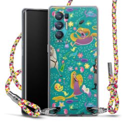 New Carry Case Transparent Stoff colourful/silber