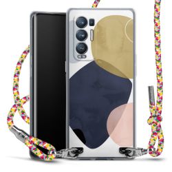 New Carry Case Transparent Stoff colourful/silber