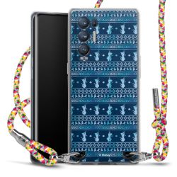 New Carry Case Transparent Stoff colourful/silber