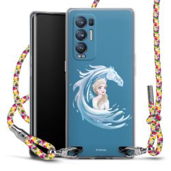 New Carry Case Transparent Stoff colourful/silber