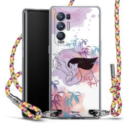 New Carry Case Transparent Stoff colourful/silber