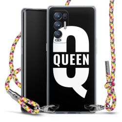 New Carry Case Transparent Stoff colourful/silber