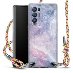 New Carry Case Transparent Stoff colourful/silber