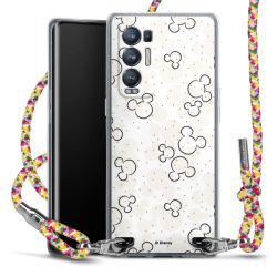 New Carry Case Transparent Stoff colourful/silber