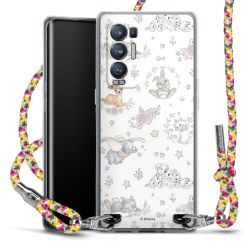 New Carry Case Transparent Stoff colourful/silber