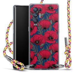 New Carry Case Transparent Stoff colourful/silber