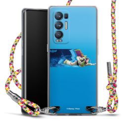 New Carry Case Transparent Stoff colourful/silber