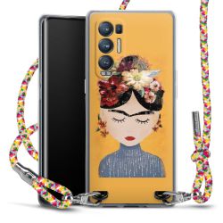 New Carry Case Transparent Stoff colourful/silber