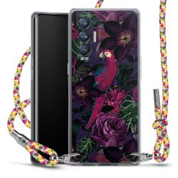 New Carry Case Transparent Stoff colourful/silber