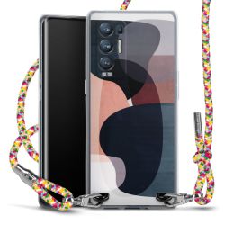 New Carry Case Transparent Stoff colourful/silber