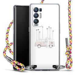 New Carry Case Transparent Stoff colourful/silber