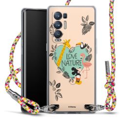 New Carry Case Transparent Stoff colourful/silber