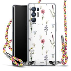 New Carry Case Transparent Stoff colourful/silber