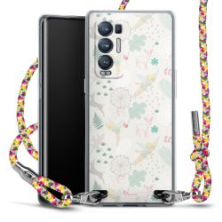 New Carry Case Transparent Stoff colourful/silber