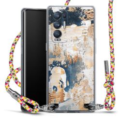 New Carry Case Transparent Stoff colourful/silber