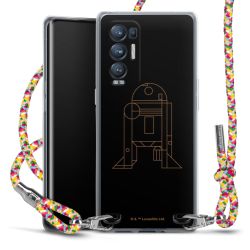 New Carry Case Transparent Stoff colourful/silber