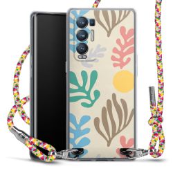 New Carry Case Transparent Stoff colourful/silber