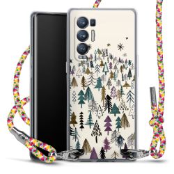 New Carry Case Transparent Stoff colourful/silber