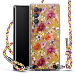 New Carry Case Transparent Stoff colourful/silber