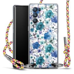 New Carry Case Transparent Stoff colourful/silber