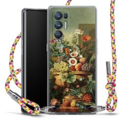 New Carry Case Transparent Stoff colourful/silber