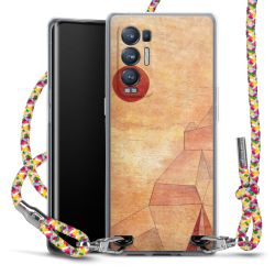 New Carry Case Transparent Stoff colourful/silber