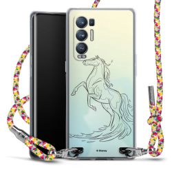 New Carry Case Transparent Stoff colourful/silber