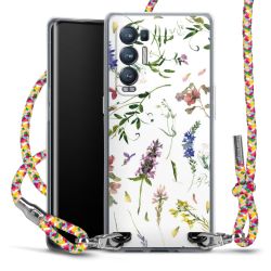 New Carry Case Transparent Stoff colourful/silber