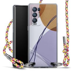 New Carry Case Transparent Stoff colourful/silber