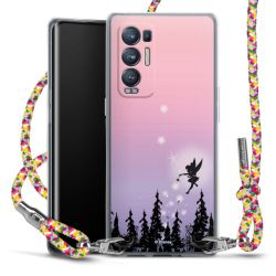 New Carry Case Transparent Stoff colourful/silber