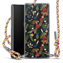 New Carry Case Transparent Stoff colourful/silber