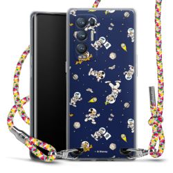 New Carry Case Transparent Stoff colourful/silber