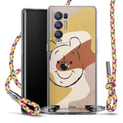 New Carry Case Transparent Stoff colourful/silber