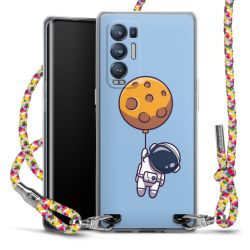 New Carry Case Transparent Stoff colourful/silber